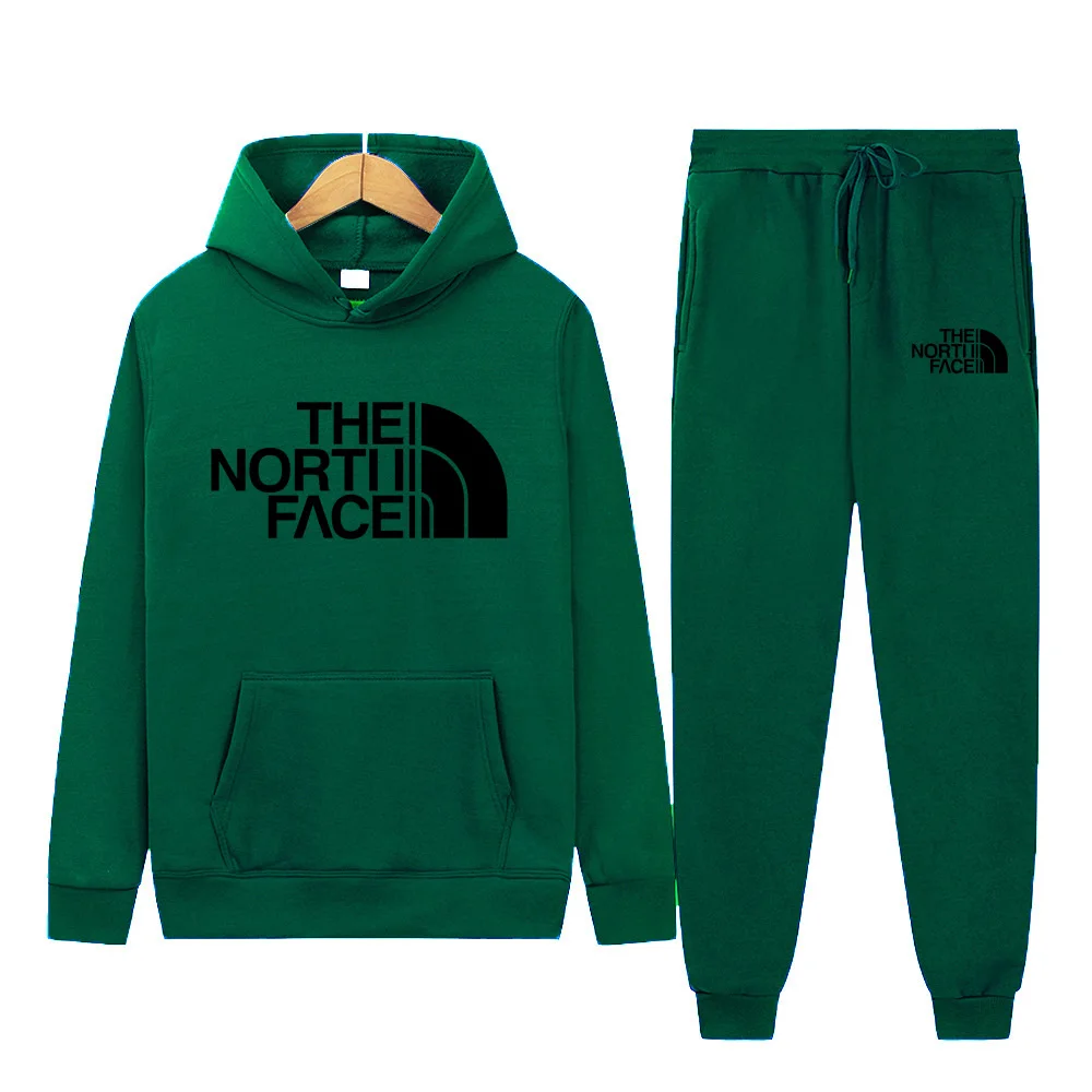 

Спортивный костюм для мужчин и женщин, толстовка с капюшоном и штаны, модный костюм, спортивная одежда, комплект на весну