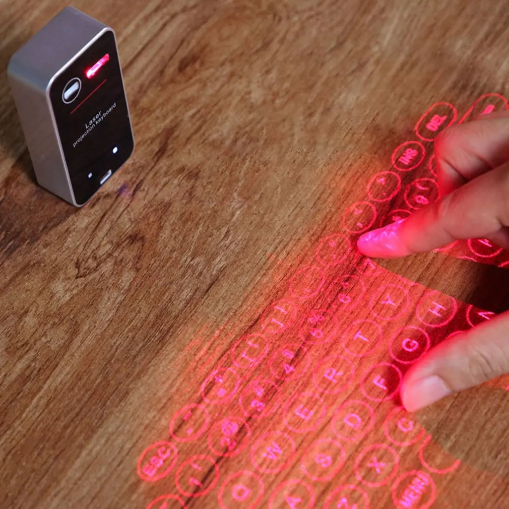 

Wireless bluetooth Virtual Laser Phone keyboard Projector Mini Keyboard Portable for Computer Phone Pad Laptop