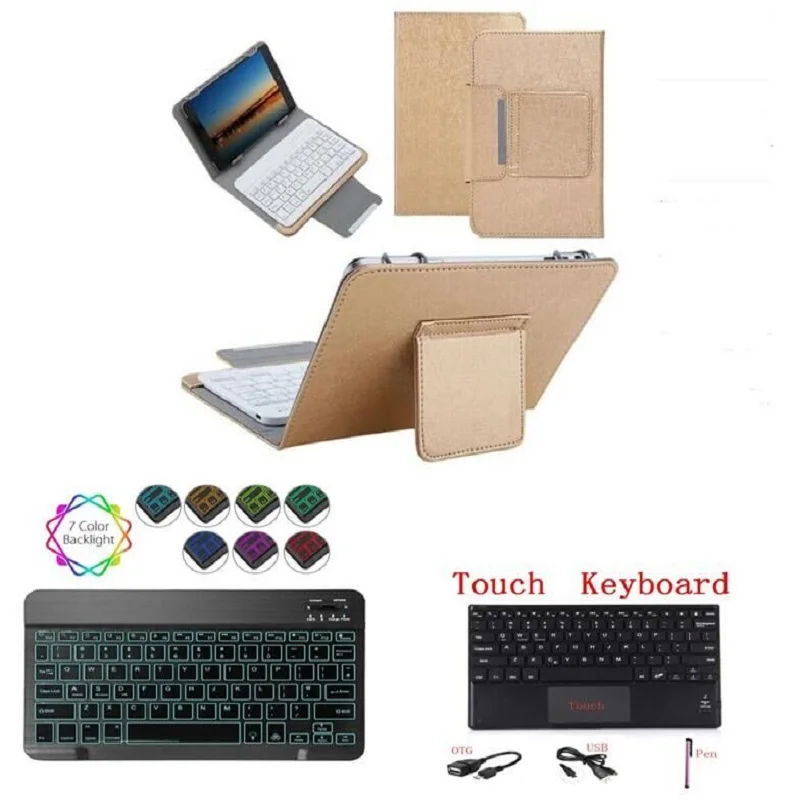 

Чехол с беспроводной Bluetooth-клавиатурой для Teclast P20HD P20, защитный чехол для планшетного ПК Teclast M40, универсальный чехол 10,1 дюйма