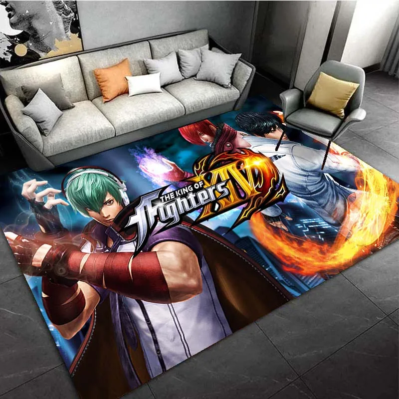 Классические ретро коврики King of Fighter для игровой зоны декоративный ковер