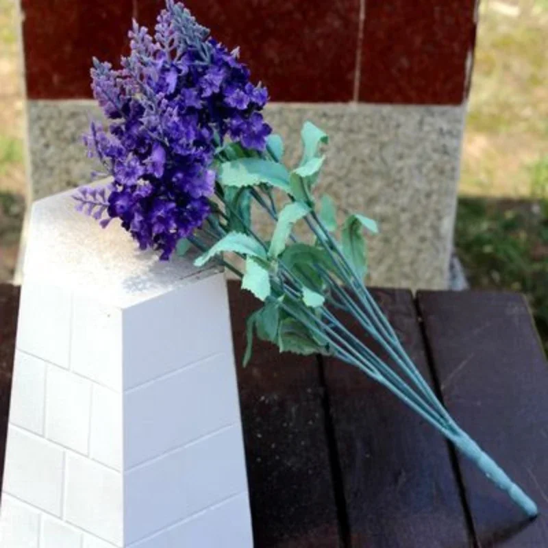 

Искусственные лавандовые цветы, 10 головок, шелковые, 34 см