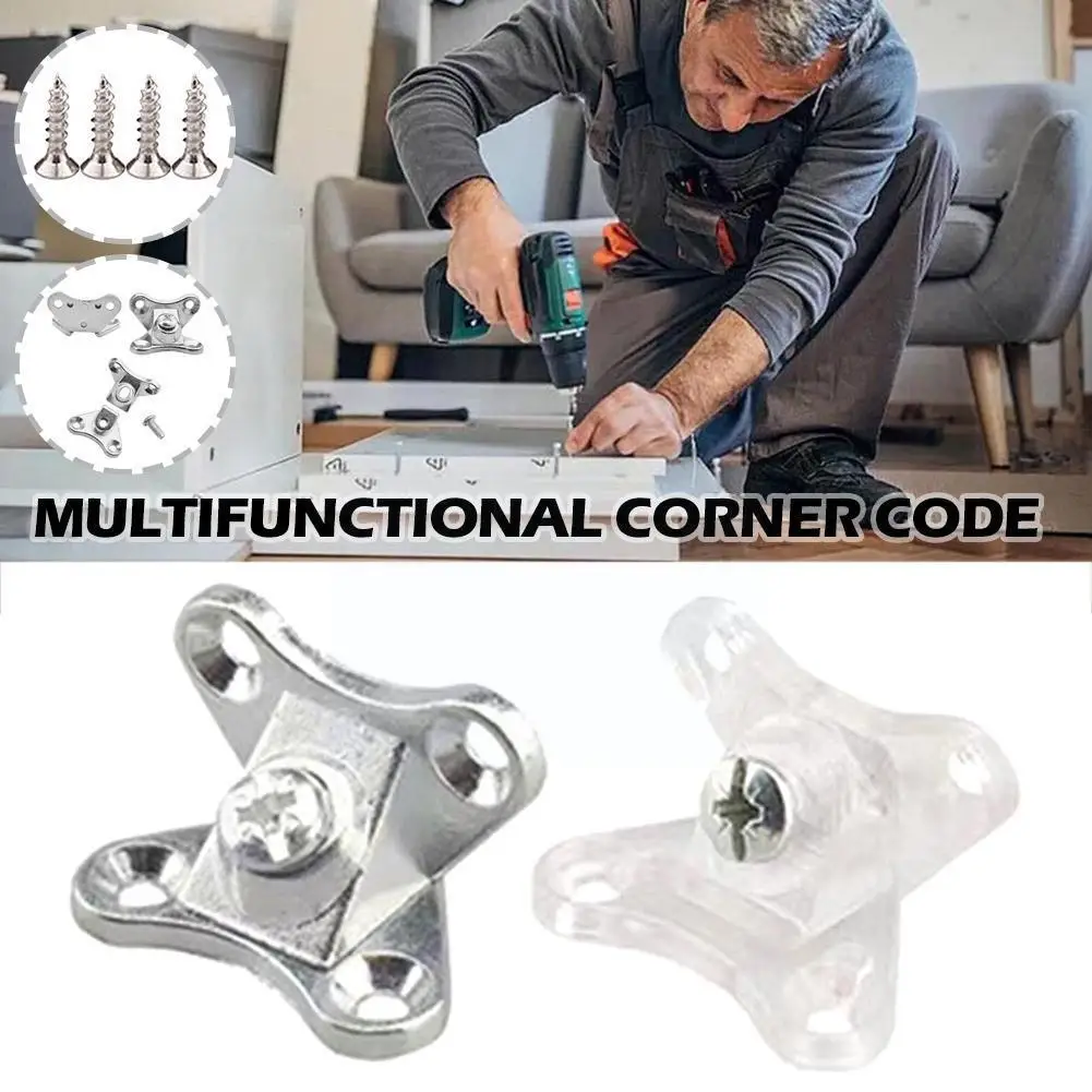 

Removable Corner Code Right Angle L Shape Bracket Support Connector Holder Joint Fastener Shelf Support For Furniture Cabin D0B3