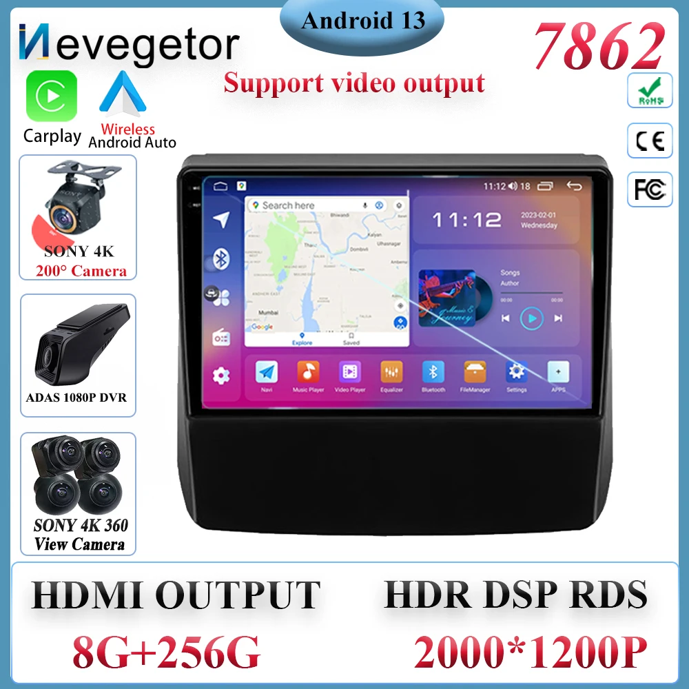 

Автомагнитола 2 Din, 9 дюймов, Android 13, для Subaru Forester 5 2018-2021, мультимедийный видеоплеер, GPS-навигация, DVD
