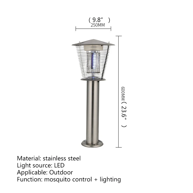 Уличная лампа-ловушка для комаров BROTHER водонепроницаемый светодиодный