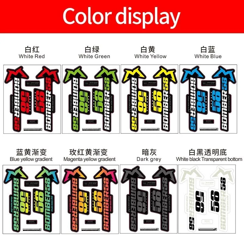 2 шт./набор наклейки на велосипед бомбер