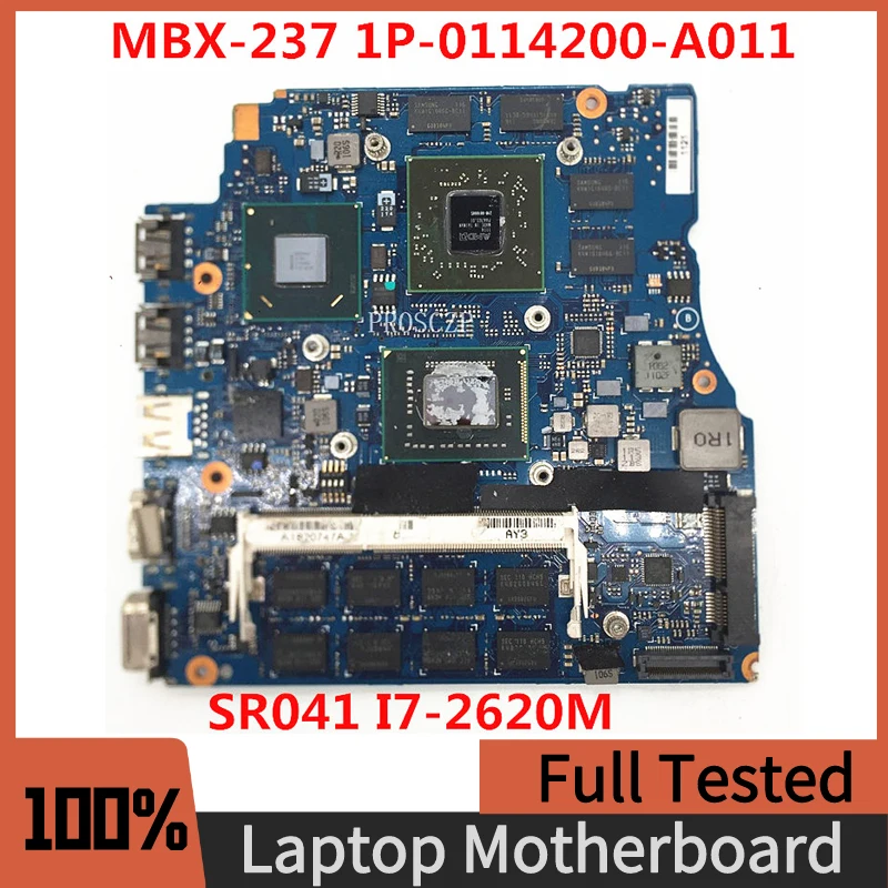 Материнская плата для ноутбука Sony, системная плата для ноутбука с процессором SR041 I7-2620M 4 Гб A1820747A 216-0810005 1P-0111J00-A013 100%, хорошо работает