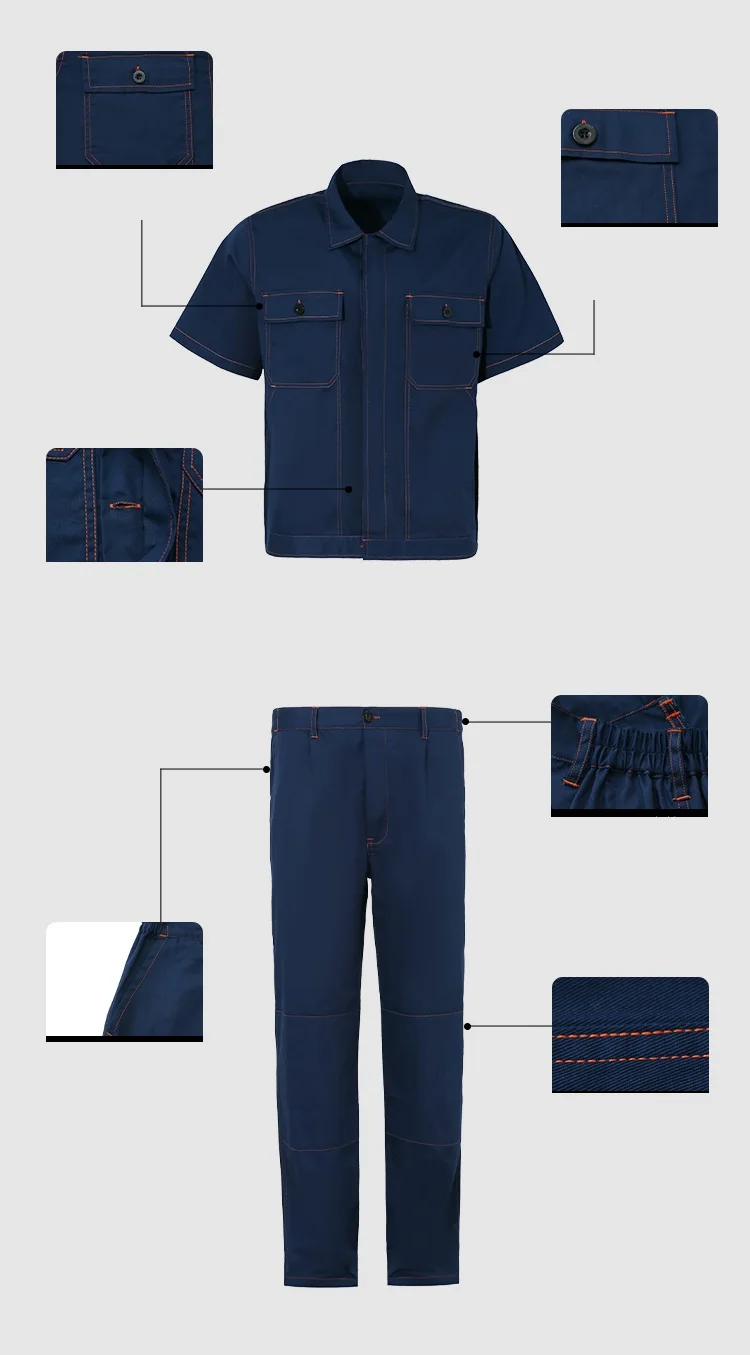 Летняя рабочая одежда с несколькими карманами мужские верхние брюки для