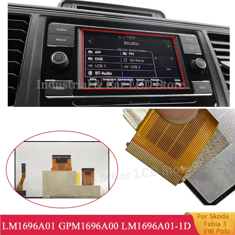 Фото Новый 6,5-дюймовый ЖК-дисплей EAT63954701 LM1696A01 GPM1696A00 GPM1696A01 LM1696A01-1D LM1696A11-1D LM1696A01-1B для Sko-da VW №4