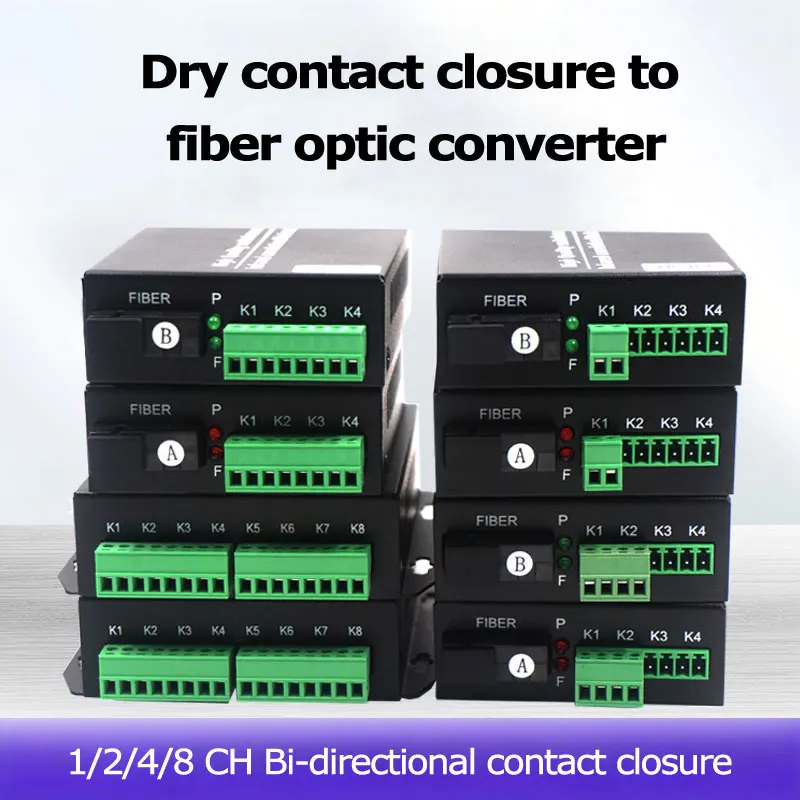 Конвертер сухого контакта TLT-ANK Dry contact closure to fiber optic