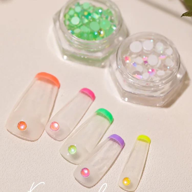 1 коробка/250 шт. украшения для ногтей