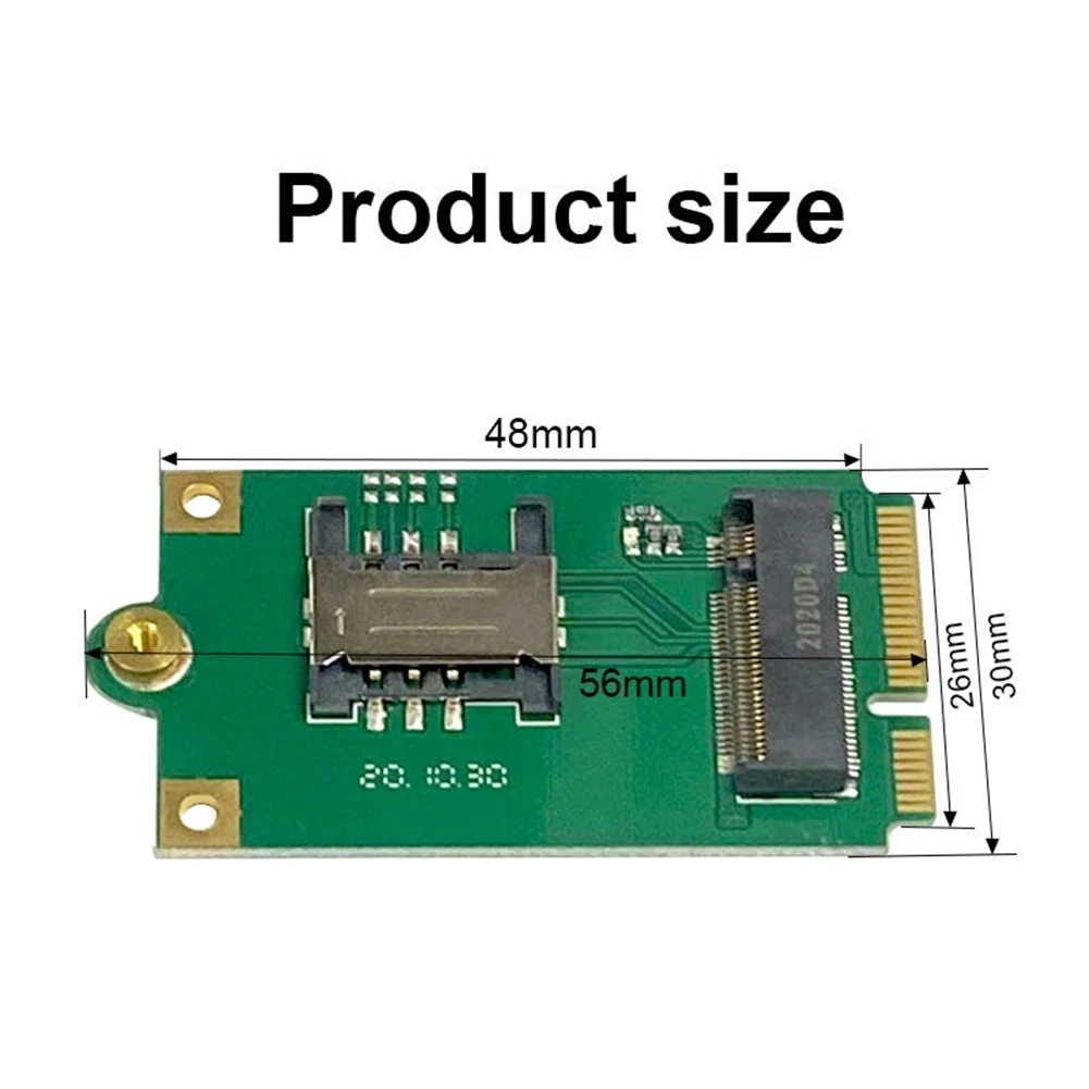 Адаптер 4G 5G M.2 к Pcie NGFF Mini Pci-E плата адаптера со слотом для SIM-карты L860-GL DW5820E DW5816E EM7455