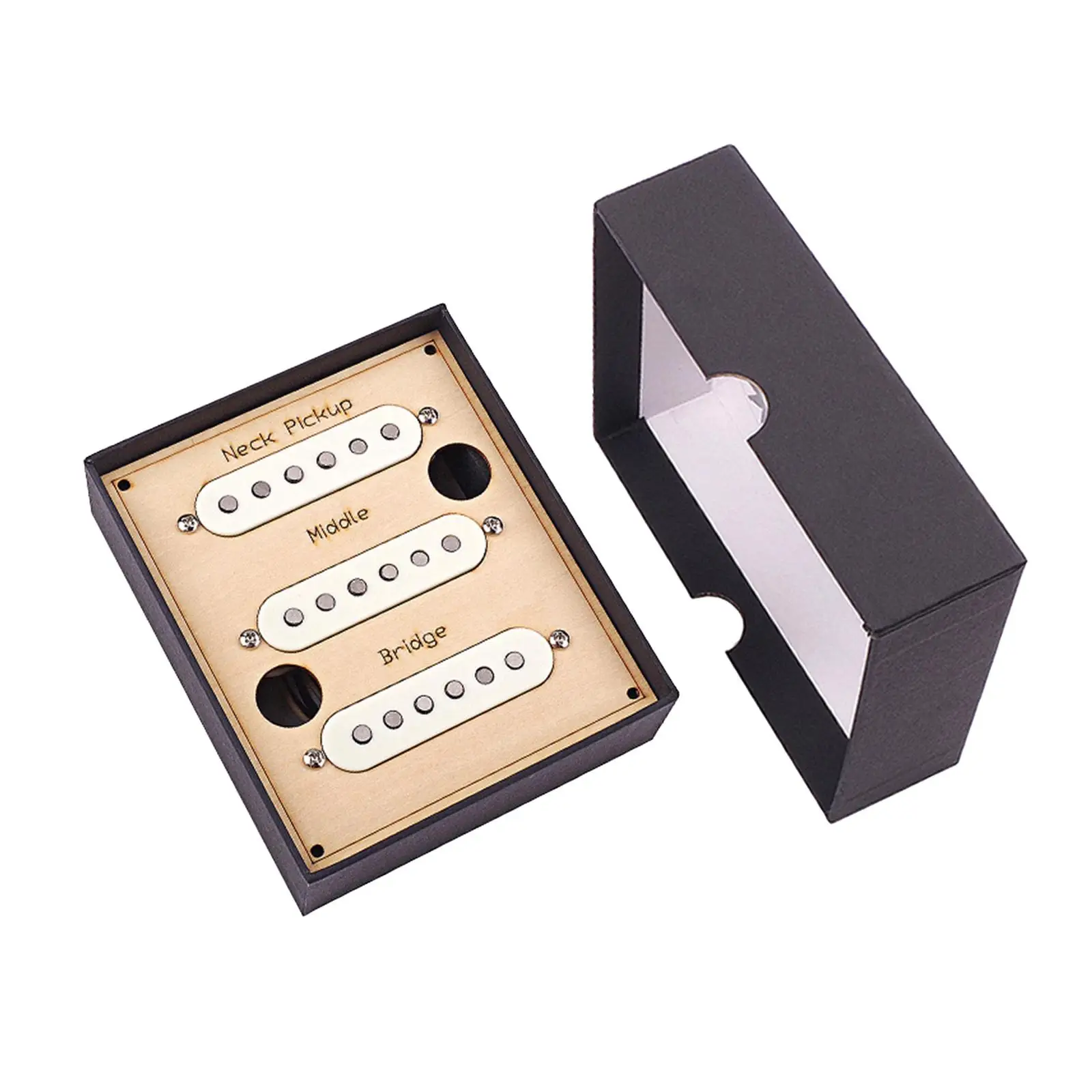

Set of 3 Single Coil Pickup for Electric Guitar 6 String N/M/B Accessories