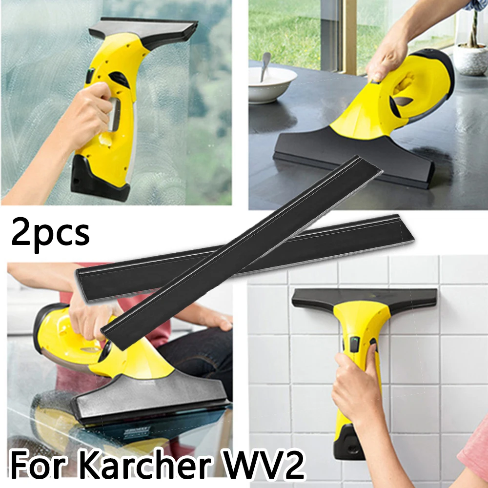 

Durable High quality Practical Scraper WV50 WV60 Window 170MM 2.633-104.0 2PCS Cleaner Scraper For Karcher WV2