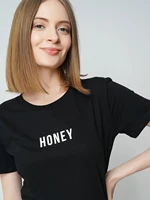 summer clothing funny casual t shirt with print honey 100 cotton unisex female city commute shirt top