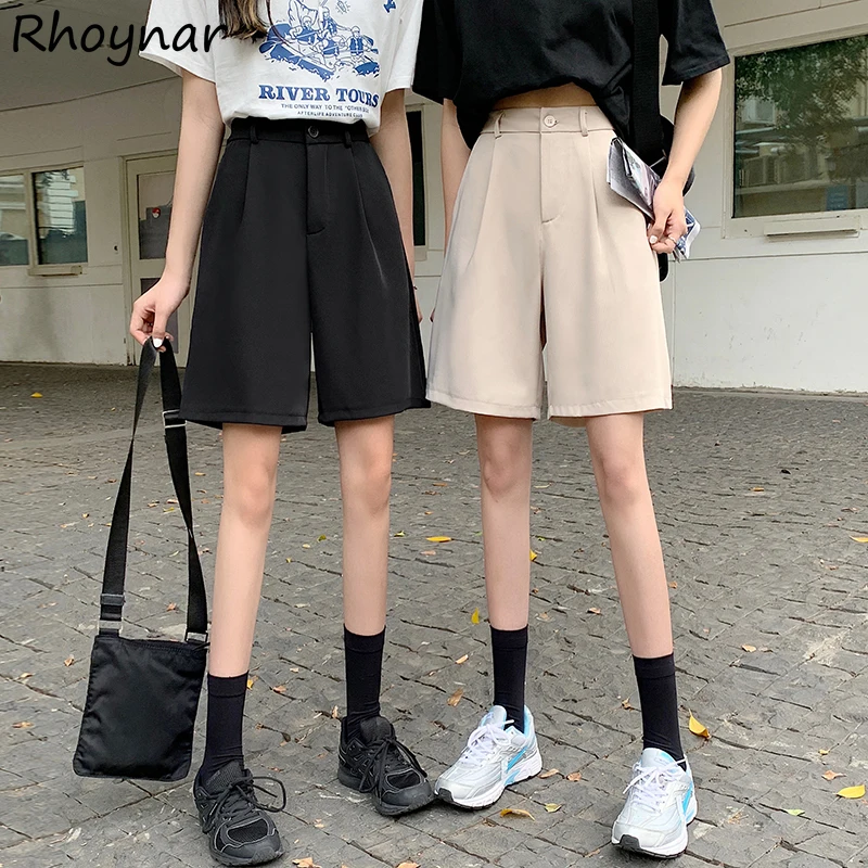 

Casual Shorts Women Summer New Design High Waist Cozy Thin Street Wear All-match Unisex Ulzzang Popular Vacation Hipster Friends