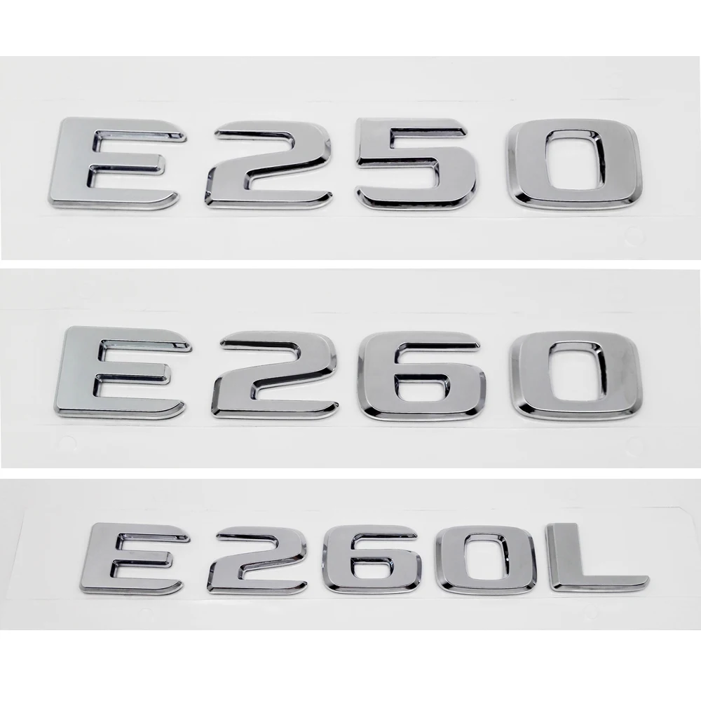ABS пластик E250 E260 E260L багажник задний логотип значок эмблема наклейка для Mercedes Benz E класс W207 W210 W211 W212 W213