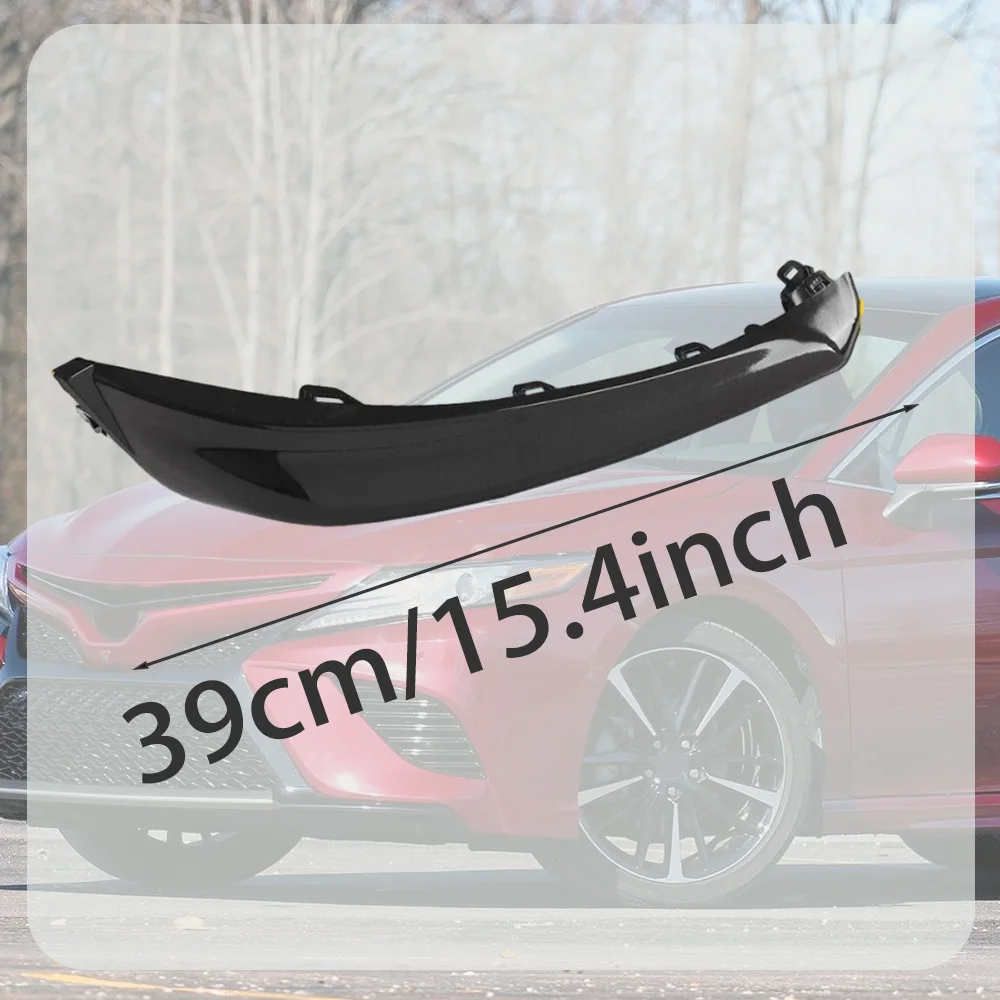 Фото Для Toyota Camry SE/XSE 2018-2020 5312406120 американская версия переднего бампера нижняя защита угол левый/правый №2