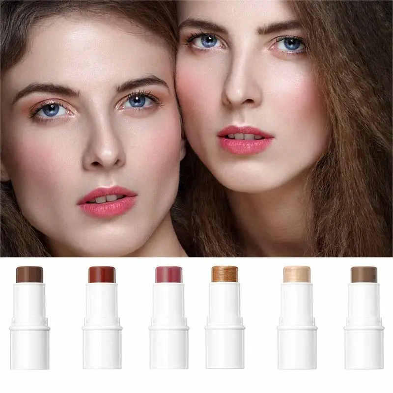

Blush Stick Multifunctional Bronzer Pen Makeup Stick Plaster Design Highlight Bronzer Shaping Trimming Stick For Lip Cheek Eyes