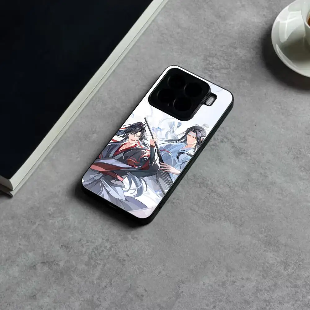 Фото Популярный аниме-чехол Mo Dao Zu Shi для Xiaomi 15 14 13 12 Mi 11 X T Ultra Pro Lite 5G, стеклянная накладка №1