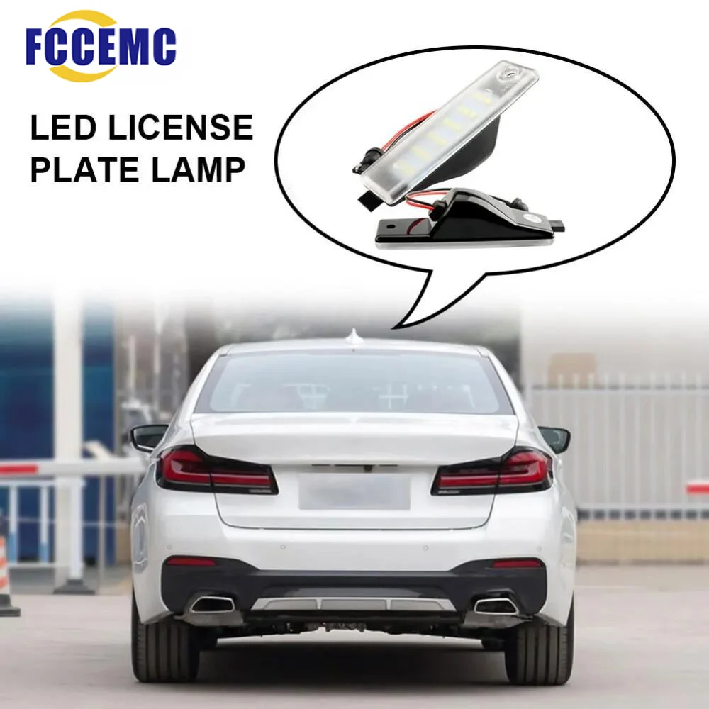 2 Шт. Светодиодные Фары Для Номерного Знака Автомобиля 3 Вт