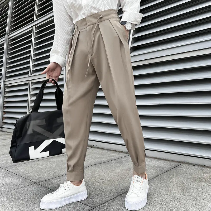 

Spring Summer Men Harem Pants Fashion Casual Pants Male Korean Harajuku Style Trousers Woman Jogging Pants New Streetwear 29-36