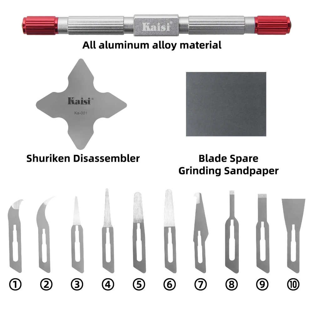 

Kaisi 310 микросхема для ремонта тонкого лезвия набор инструментов для удаления краев процессора инструмент для удаления для компьютера мобильный телефон материнская плата чип для ремонта
