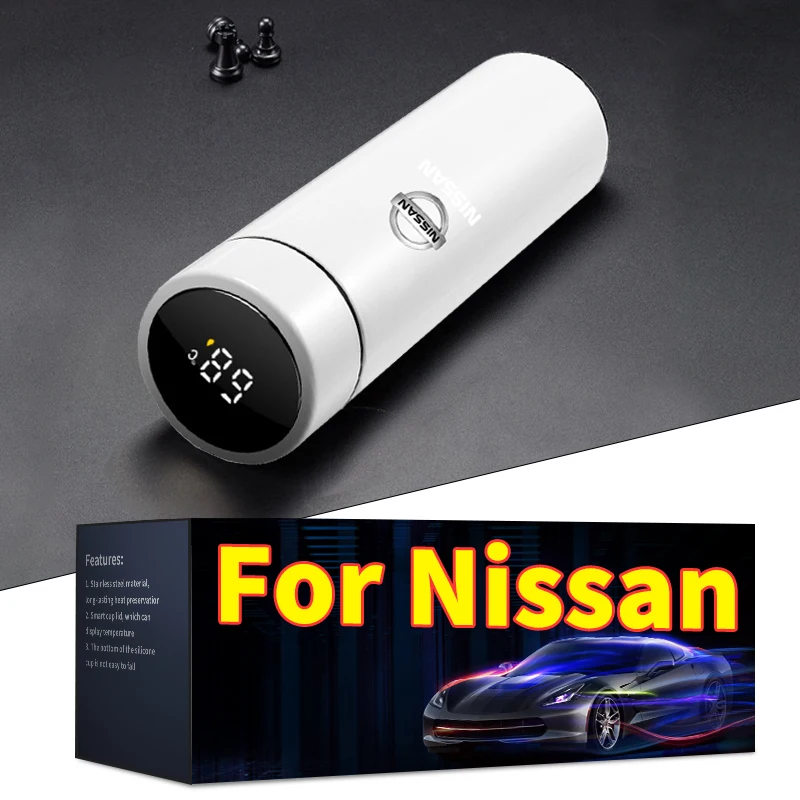 500 мл портативный автомобильный логотип Интеллектуальный термос из нержавеющей