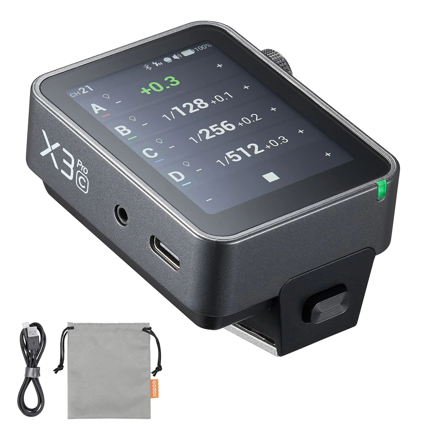 Фото Godox X3 Pro C/N/S/F/O 2,4 ГГц TTL HSS триггер вспышки OLED передатчик с сенсорным экраном для Sony Canon Nikon Fuji Olympus №1