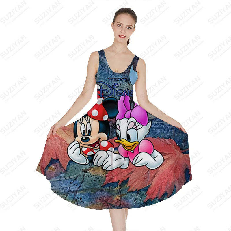 

Casual Beach Sundress Midi Dress Tunic Beach Dress Summer Casual Sleeveless Short Sleeve High Waist Sexy V Neck