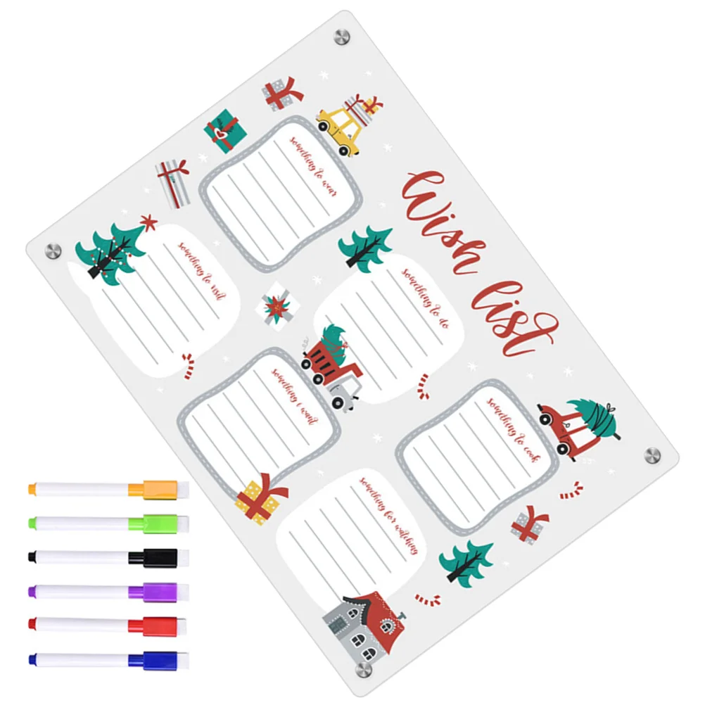 

Сухой стираемый доска календарь Акриловый Холодильник белые ручки фотомагнитные