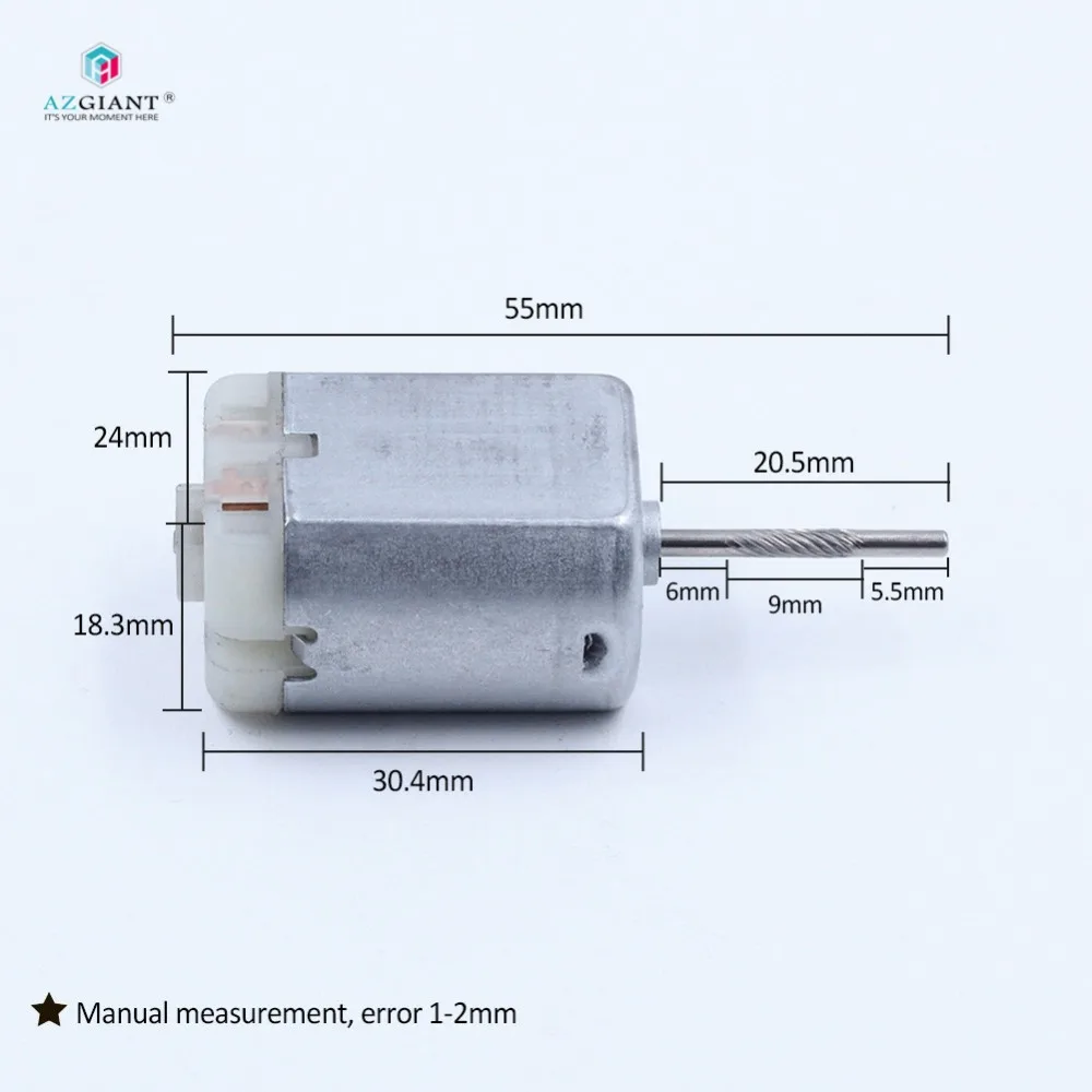 

20.5mm twill ribbed striated round shaft Car Door Lock Actuator motor For Mabuchi Mazda Toyota Lexus Honda Ford Renault