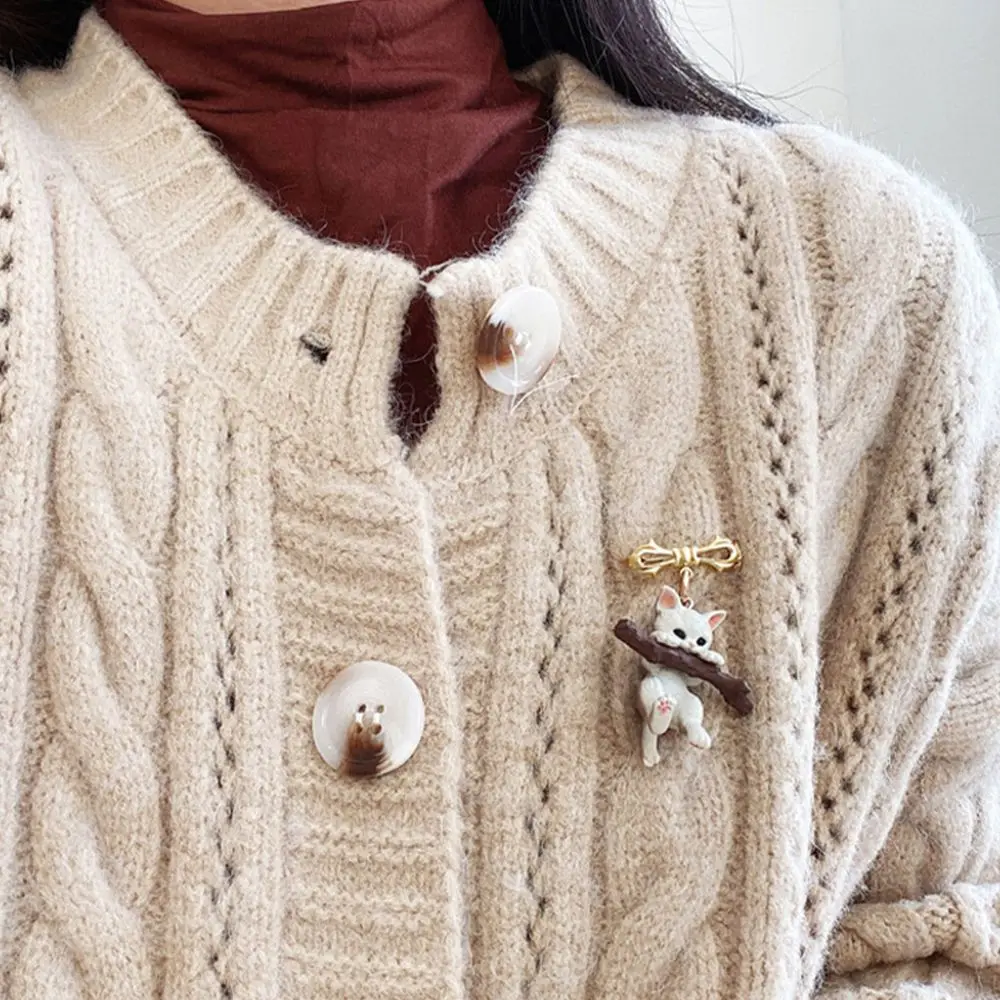 

Уникальный индивидуальный мультяшный дизайн подарок для девочек мальчиков женщин брошь 3D Кот брошь корейский стиль значок аксессуары для одежды