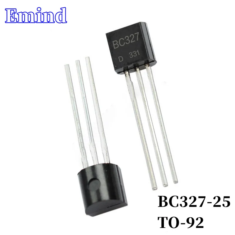 100 шт BC327-25 DIP транзистор TO-92 тип PNP биполярный усилитель транзистор 45 В/1A