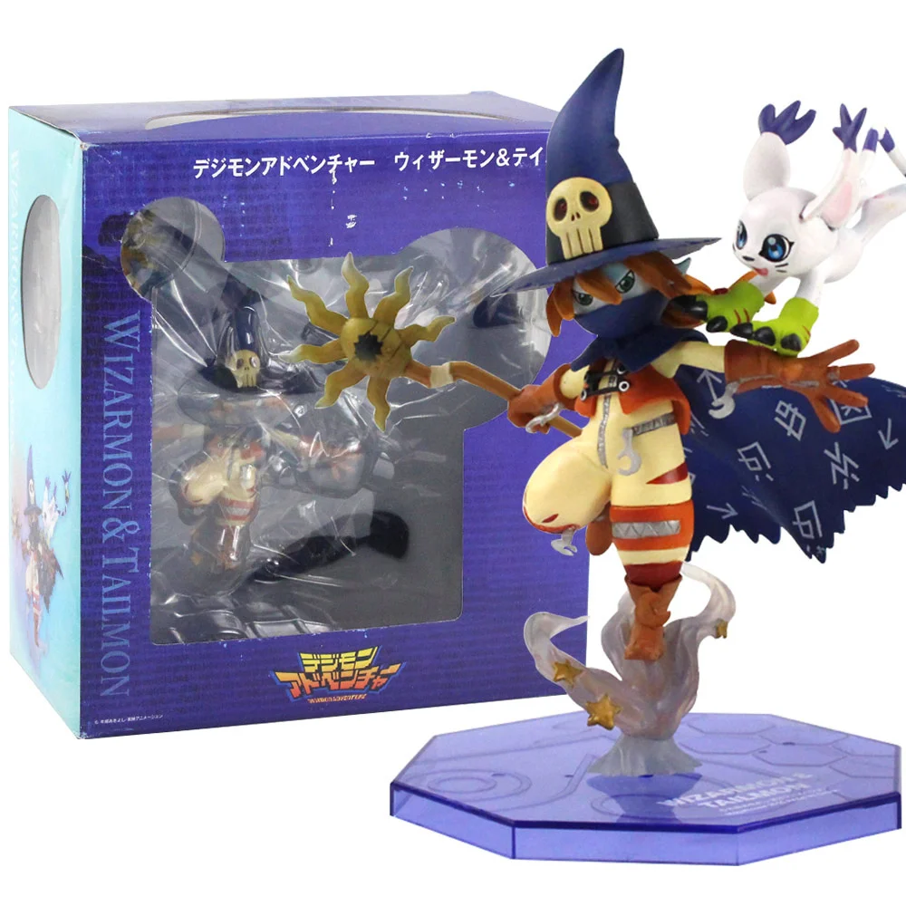 

Digimon 15cm Adventure Anime Wizarmon Tailmon Yagami Hikari PVC Action Figure Cartoon Decoration Model Toy Kids Gift Brinquedos
