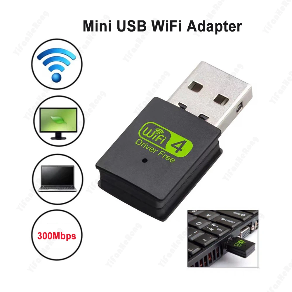 USB Wi-Fi адаптер с бесплатным драйвером 300 Мбит/с 2 4 ГГц 802.11n
