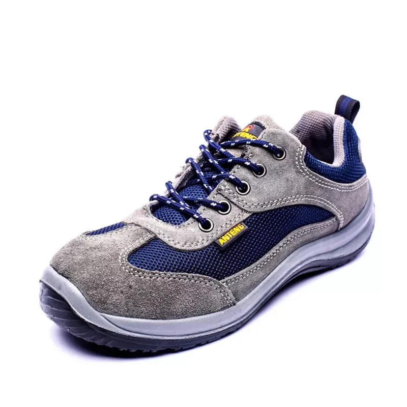 

Leather Breathable Wear-Resistant Worker Shoes, Steel Toe Anti-Smashing 2000J Anti-Static Safety Shoes for Men Women