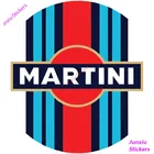 Классные гоночные наклейки MARTINI, подходят для бампера, искусственного украшения, автомобильные аксессуары KK15 * 12 см