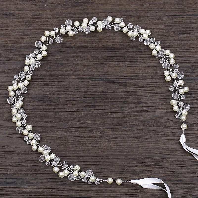 

New bridal wedding headwear handmade pearl lady accessories