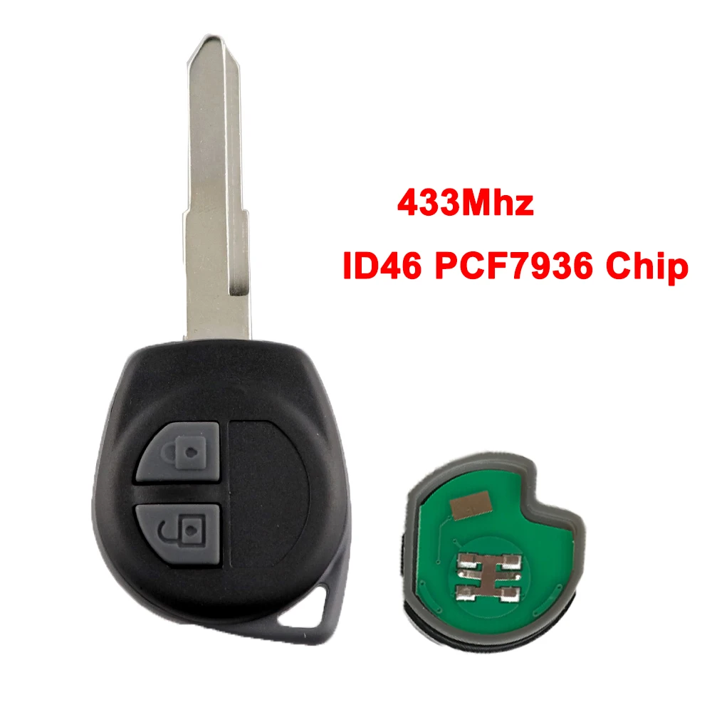 

Смарт-ключ YIQIXIN 315/433 МГц для Suzuki Vauxhall Agila Splash Swift Liana Aerio Jimn Igins Alto SX4, автомобильный пульт дистанционного управления ID46 PCF7936 чип
