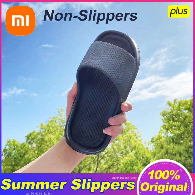 

Шлепанцы Xiaomi Youpin мужские и женские, летние сандалии на толстой платформе, Нескользящие, для дома и ванной, 2021