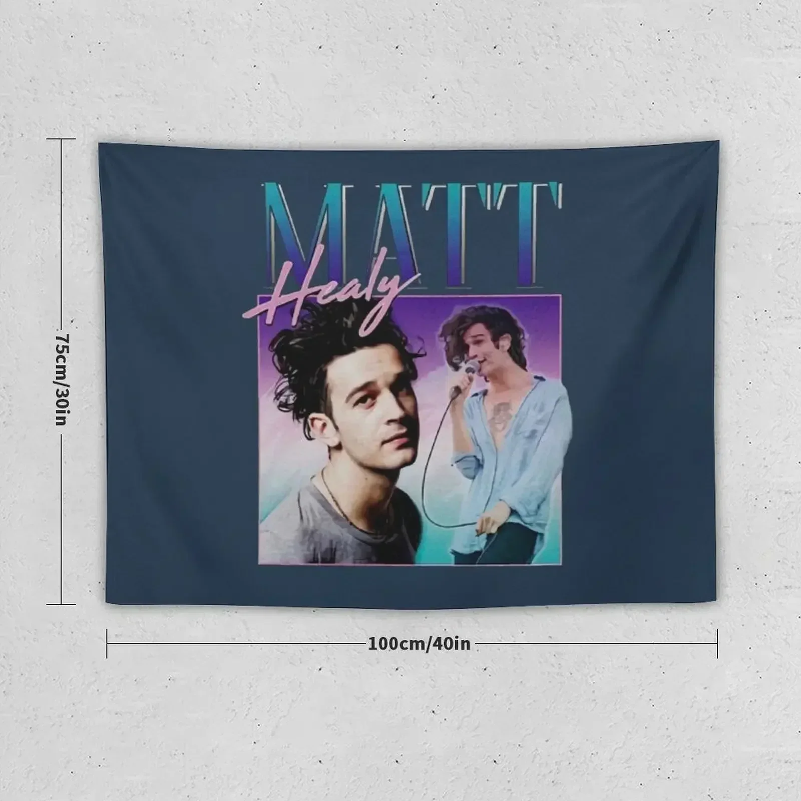 Matt Healy Homage Забавный Matty 1975 Ретро 90-х 80-х гобелен для вечеринки украшение комнат