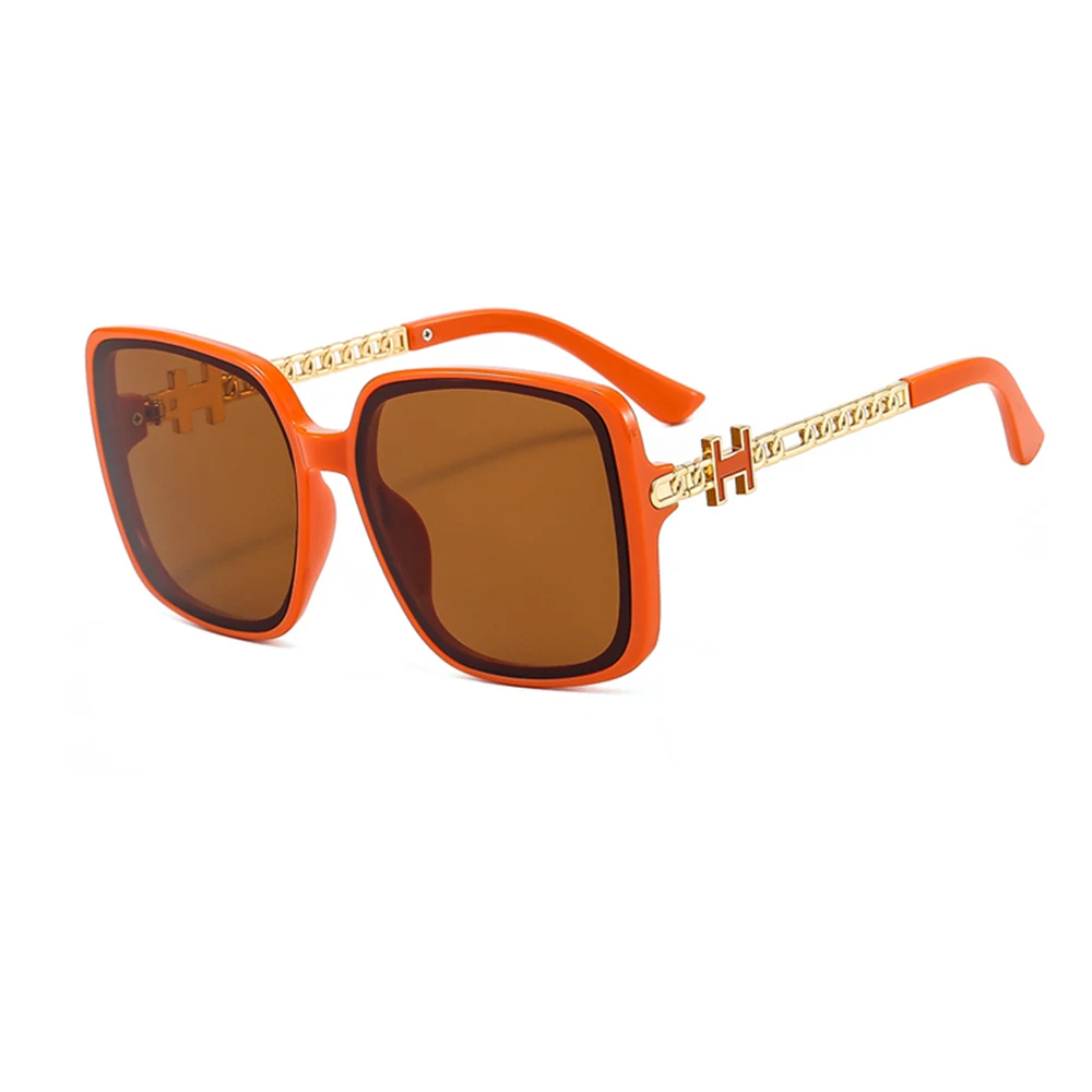 

Fashion Square Sunglasses Female Summer Sunscreen Bright Color UV Protection Big Face Women Sunglasses Brand Designer Shades