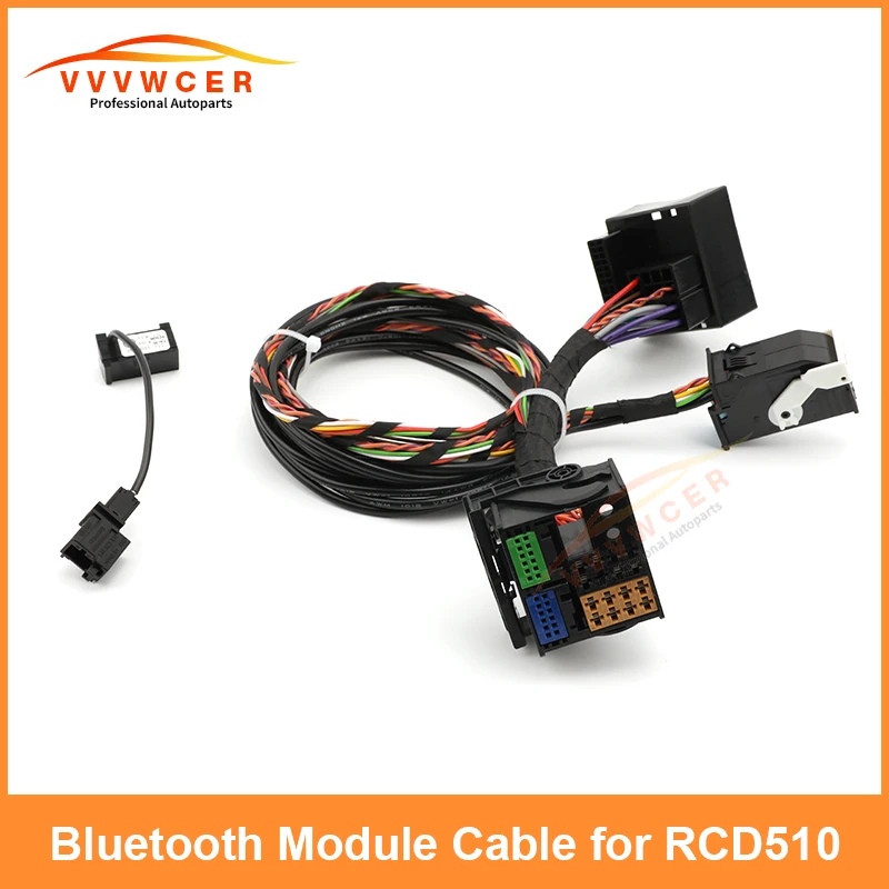 

Bluetooth-compatible RCD510 RNS510 Plug Play Wire Harness Cables MIC Microphone Wire FOR VW Golf Passat Tiguan Jetta 9W2 9W7 9ZZ