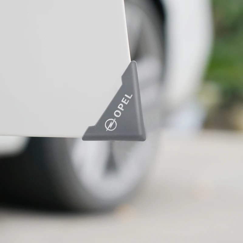2 шт. силиконовые накладки на углы автомобильной двери защита от царапин для Opel