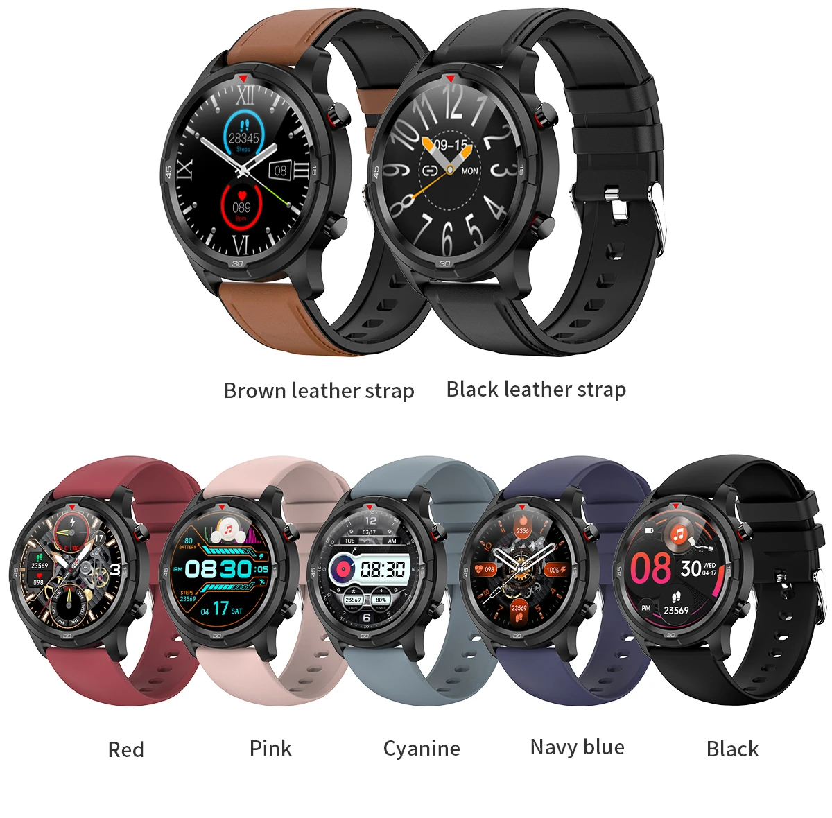 TW26 Bluetooth Smart Watch Fitness Heart Rate Body Temperature  Sleep Health Monitoring Bracelet Sports Waterproof Smartwatch