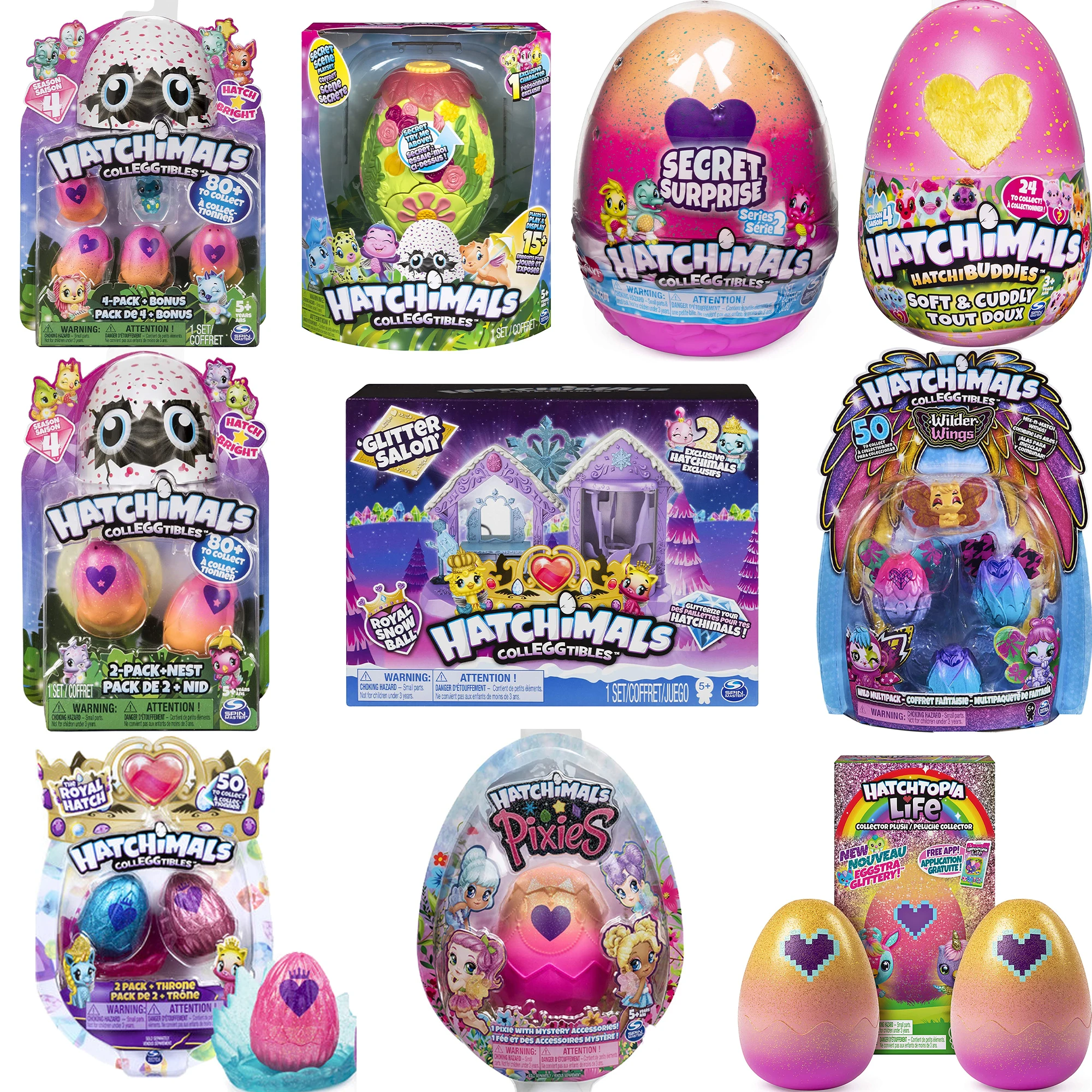 

Игрушка Hatchimals CollEGGtibles, коллекционные аксессуары для кукол Pixies, игровой набор для девочек, сюрприз