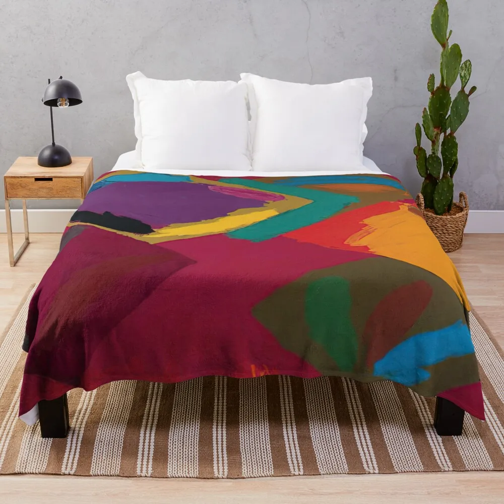 Одеяло John Hoyland - Tiger Walk 3.4.81-1981 декоративное одеяло меховые кровати плед одеяла