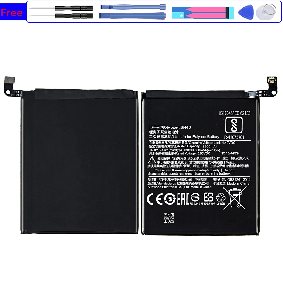 

BM22 Battery for Xiaomi Xiao Mi Redmi Note 3 3S 3X 4 4A 4X 5 5A 5S 5X 6 6A 6X 7 8 8T 9 9T Pro Plus Prime SE Batery BN40 BN30