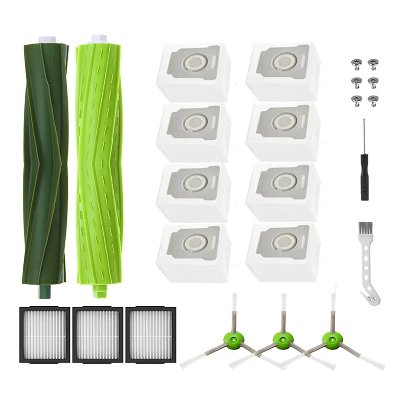 

Комплект аксессуаров для пылесоса Irobot Roomba, основная и боковая щетки, фильтр для Irobot Roomba i& J, I3 + I4, I4 + I6, I6 + I7