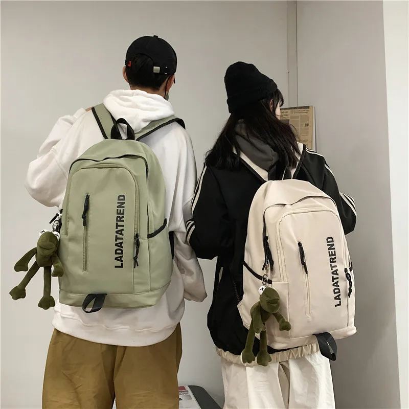 

Qyahlybz large capacity casual backpack nylon school bags for girls college schoolbag travel backpack outdoor backpacks for men